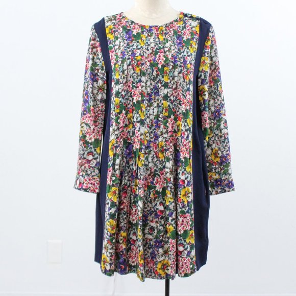 Band of Outsiders S/M Easter Dress Silk Floral Print Relaxed Tent Sundress - Picture 14 of 14